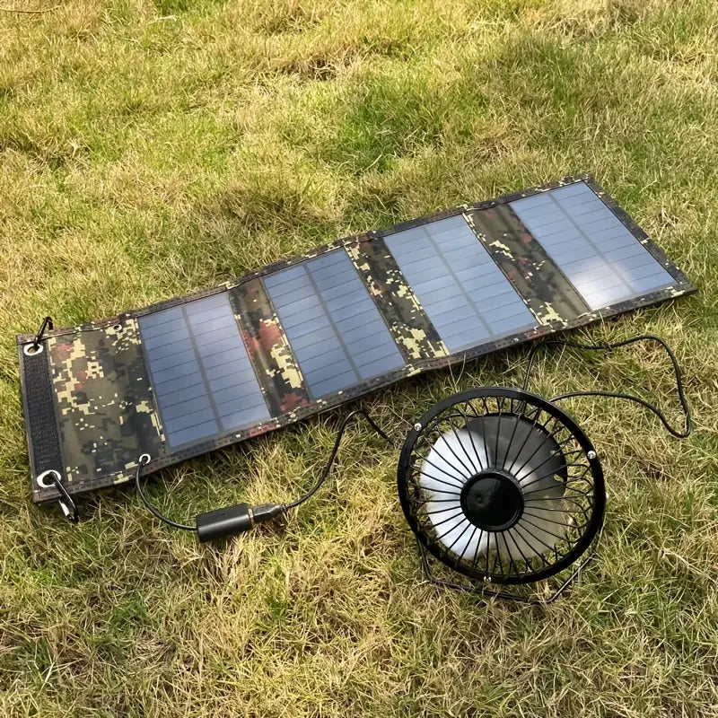 NNETM 20W Portable Solar Panel Charger - Green-2