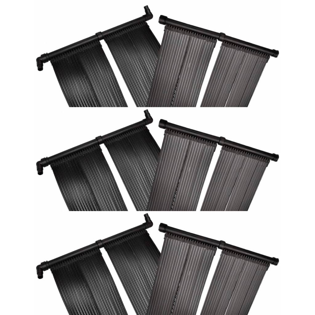 NNEVL Solar Pool Heater Panel 6 pcs 80x620 cm-0