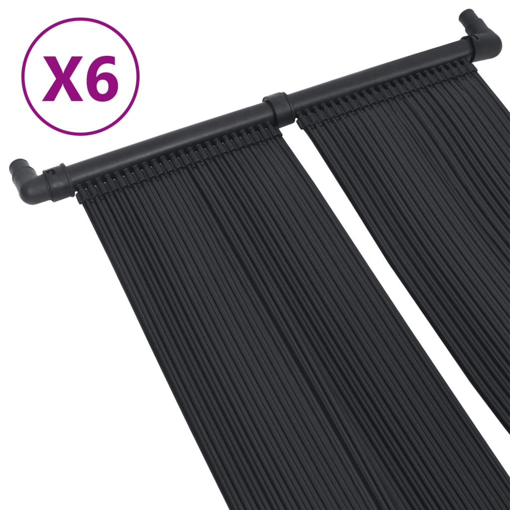 NNEVL Solar Pool Heater Panel 6 pcs 80x310 cm-1