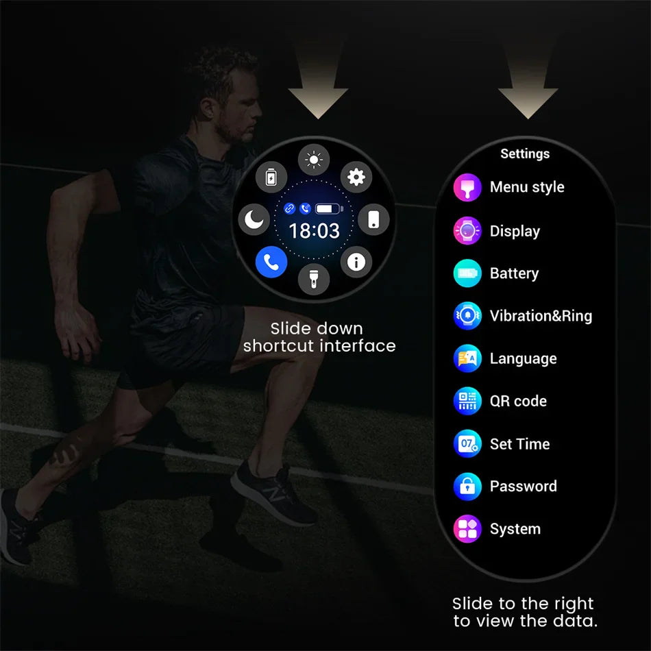 NNEOBA Fitness Sports Smartwatch Silver