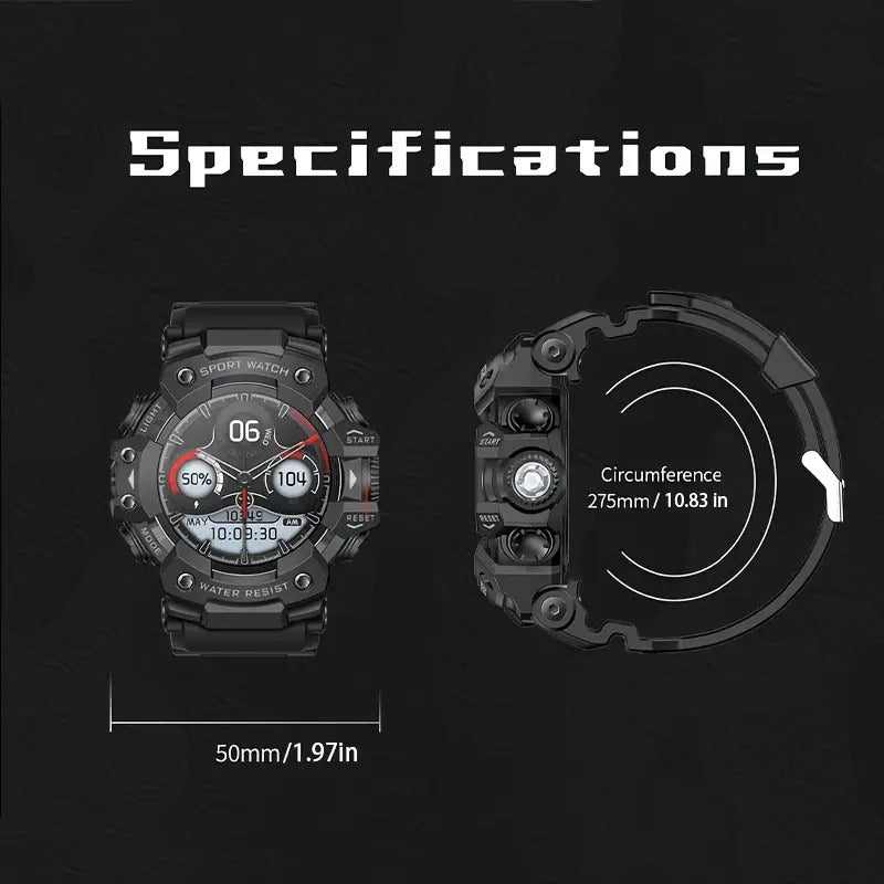 NNETM Smartwatch for Men Wireless Fitness and Sports Tracker