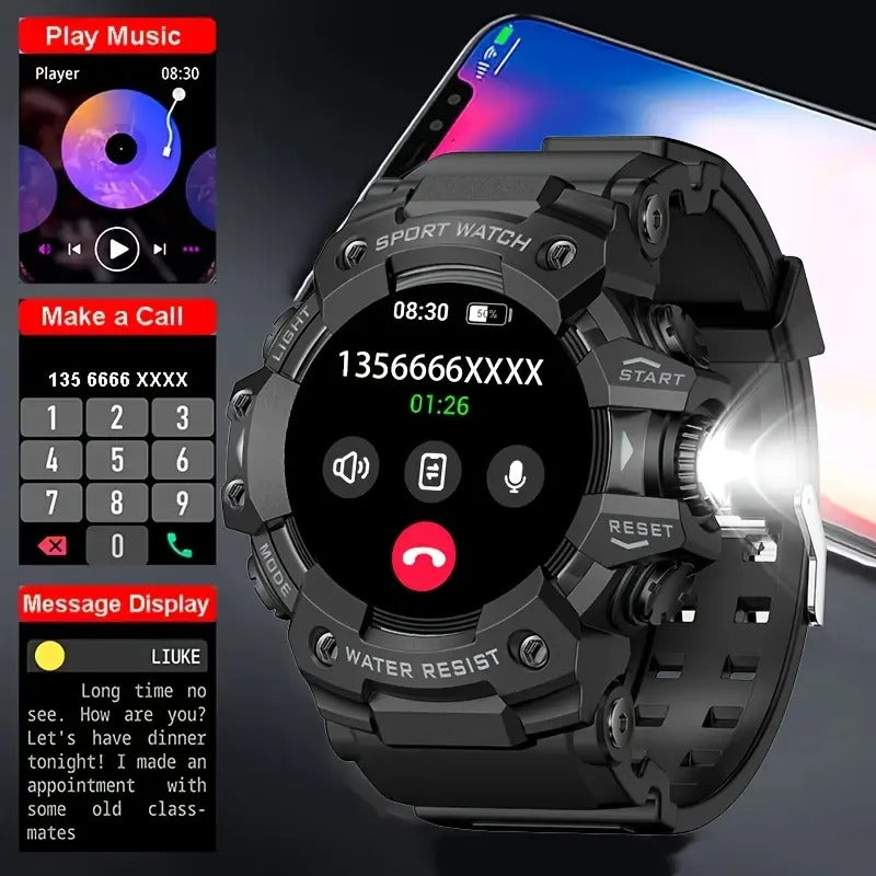 NNETM Smartwatch for Men Wireless Fitness and Sports Tracker