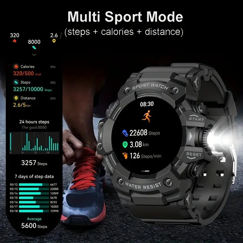 NNETM Smartwatch for Men Wireless Fitness and Sports Tracker