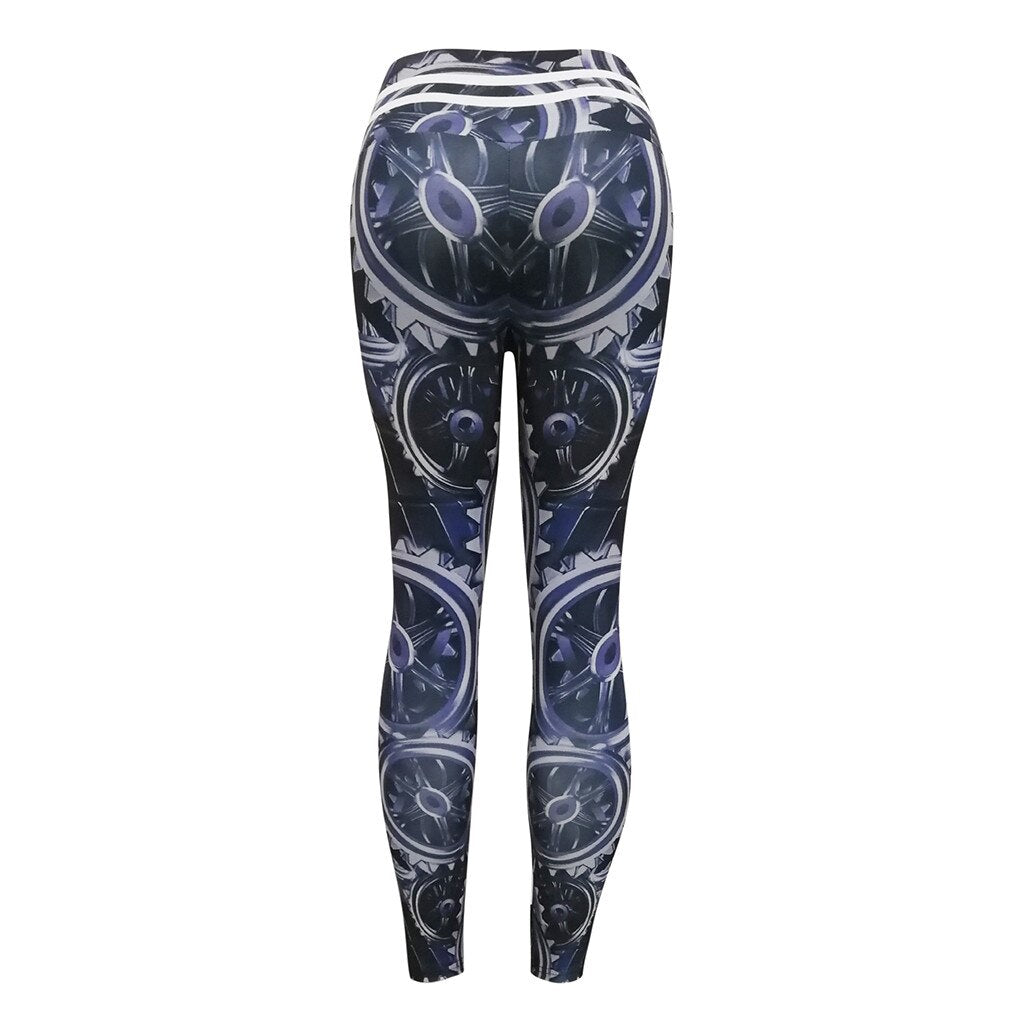 Leggings sport women fitness Print High Waist Leggings Fitness Sports Running Yoga Athletic Pants sport leggings