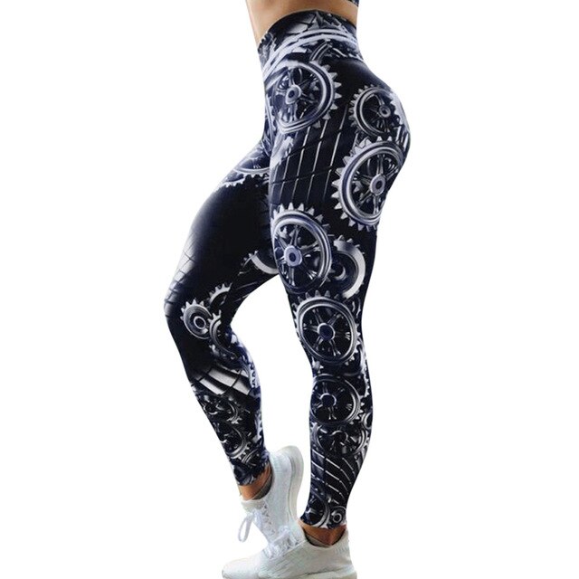 Leggings sport women fitness Print High Waist Leggings Fitness Sports Running Yoga Athletic Pants sport leggings